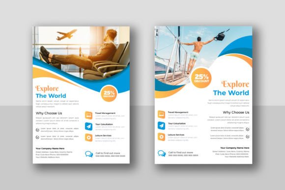 Modern Tour and Travel Agency Flyer Template for Your Brand