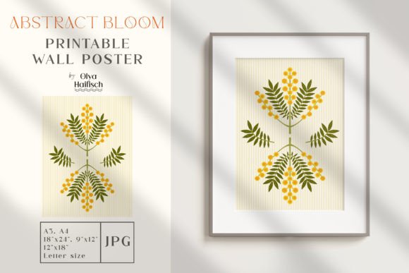 Spring Wall Art: A Modern Botanical Design for Your Space
